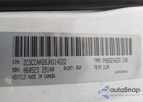 2018 Chrysler 300 Touring L from USA, damaged, VIN 2C3CCAAG9JH314222